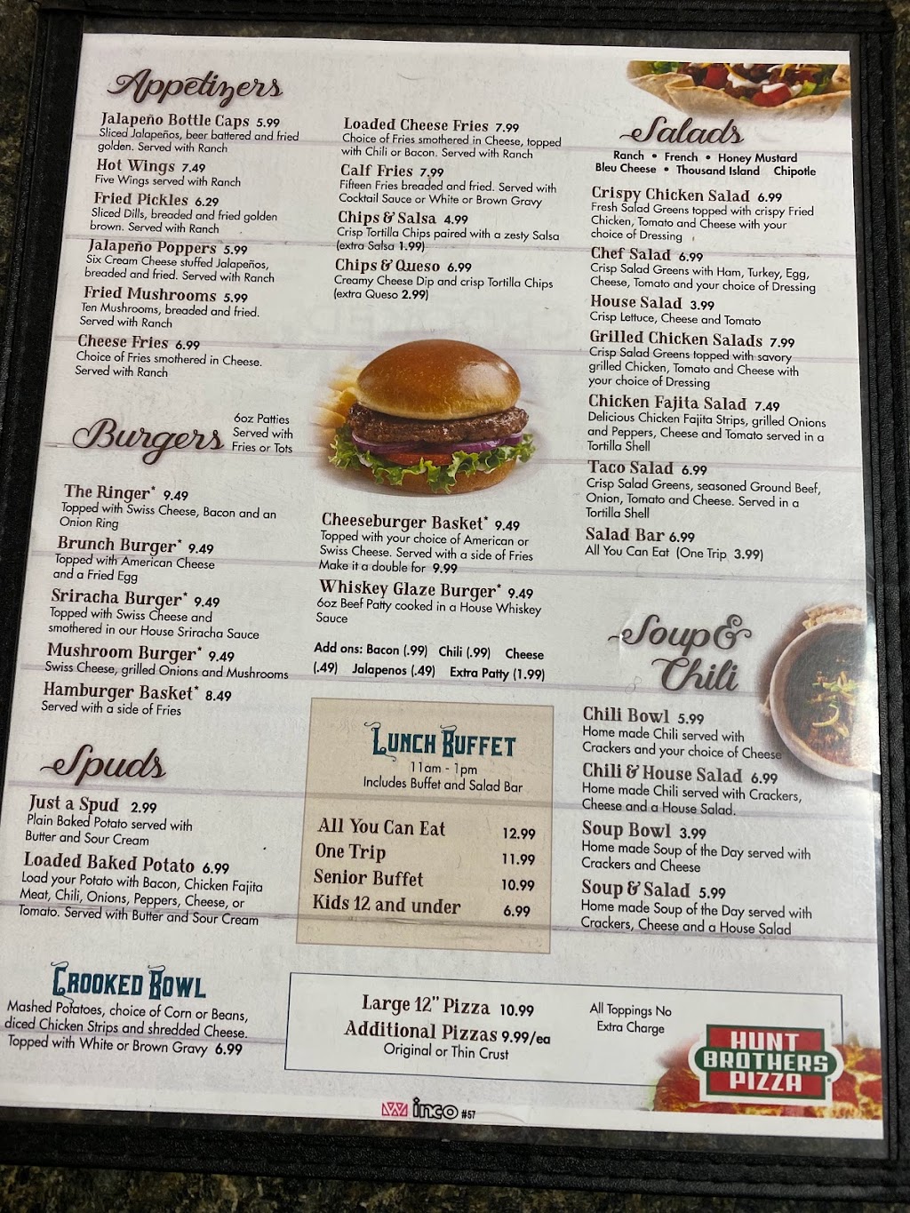 Crooked Arrow Cafe | restaurant | 208 S Main St, Seiling, OK 73663, USA | 5809224822 OR +1 580-922-4822