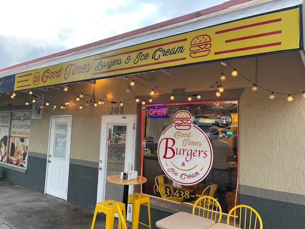 Good Times Burgers & Ice Cream | restaurant | 208 E Main St, Dundee, FL 33838, USA | 8634387654 OR +1 863-438-7654