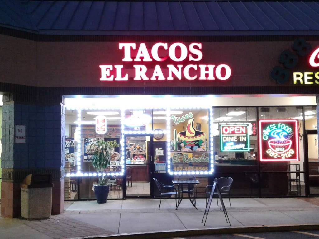 Tacos El Rancho | restaurant | 2194 S Chickasaw Trail, Orlando, FL 32825, USA | 4074828545 OR +1 407-482-8545