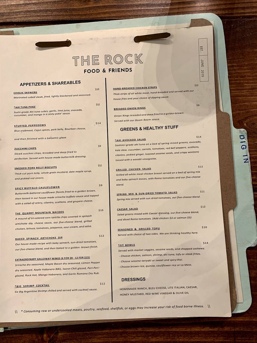 The Rock | restaurant | 4018 S Lone Pine Ave, Springfield, MO 65804, USA | 4179860632 OR +1 417-986-0632