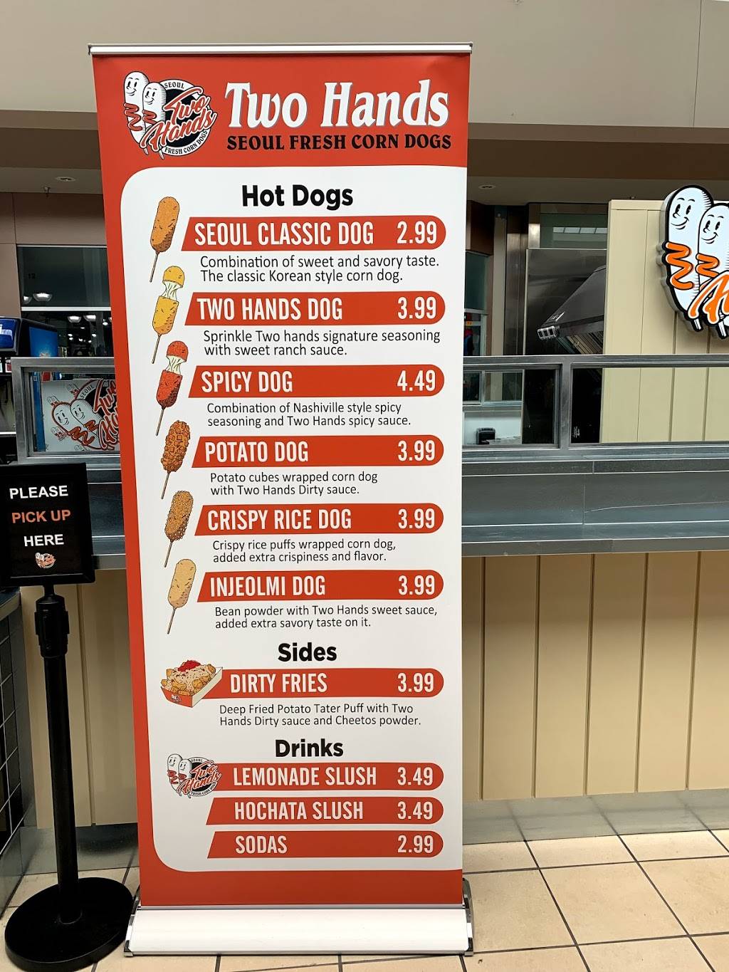 Two Hands Corn Dogs | restaurant | 500 Lakewood Blvd K205, Lakewood, CA 90712, USA | 5625430485 OR +1 562-543-0485