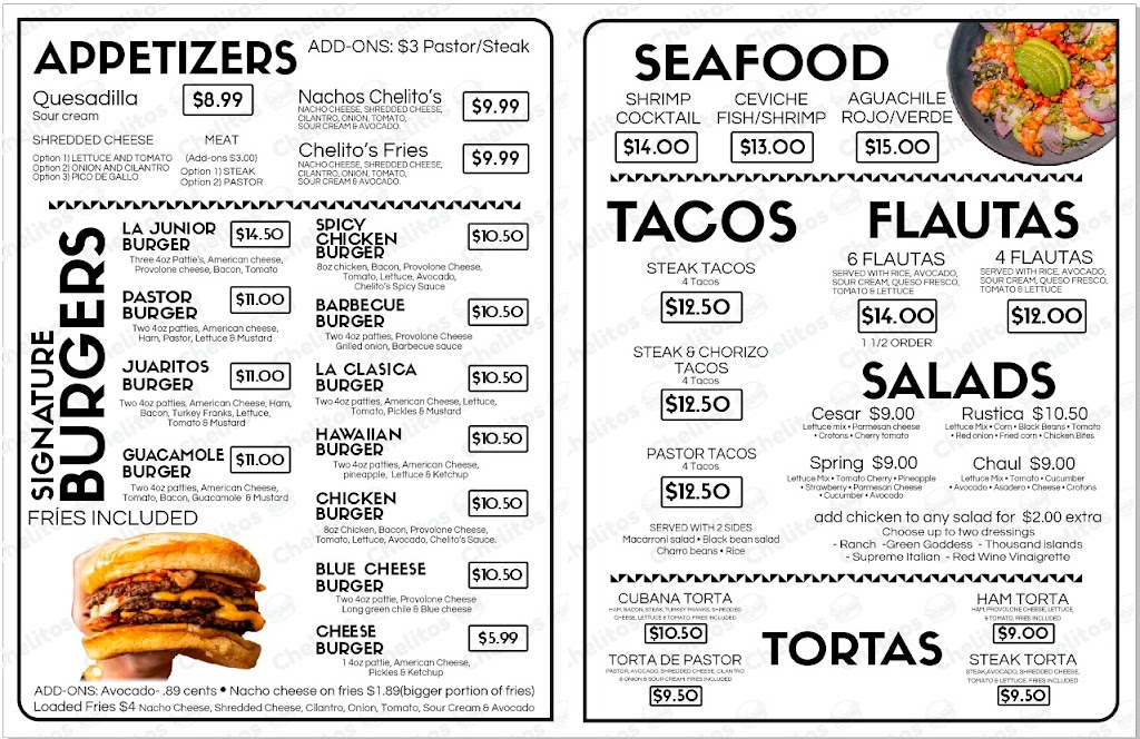 Chelito’s - UTEP | restaurant | 2400 N Mesa St, El Paso, TX 79902, USA | 9152198669 OR +1 915-219-8669