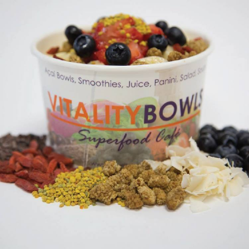 Vitality Bowls | restaurant | 1510 Stonecreek Dr S, Pickerington, OH 43147, USA | 6146260031 OR +1 614-626-0031