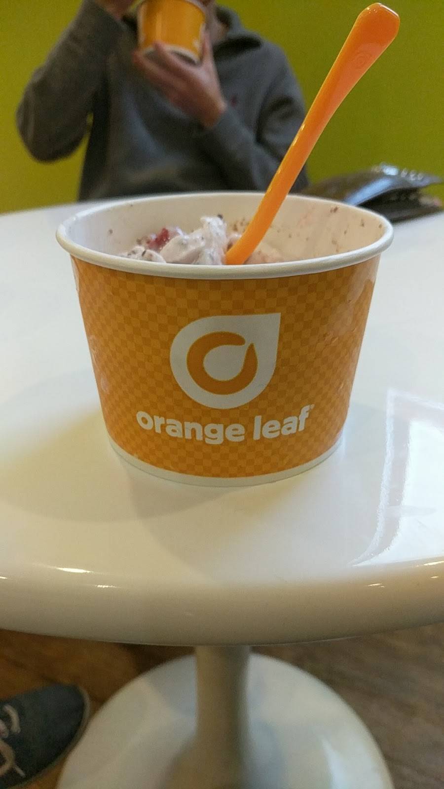 Orange Leaf | restaurant | 160 Creekside Way Ste 502, New Braunfels, TX 78130, USA | 8306089526 OR +1 830-608-9526