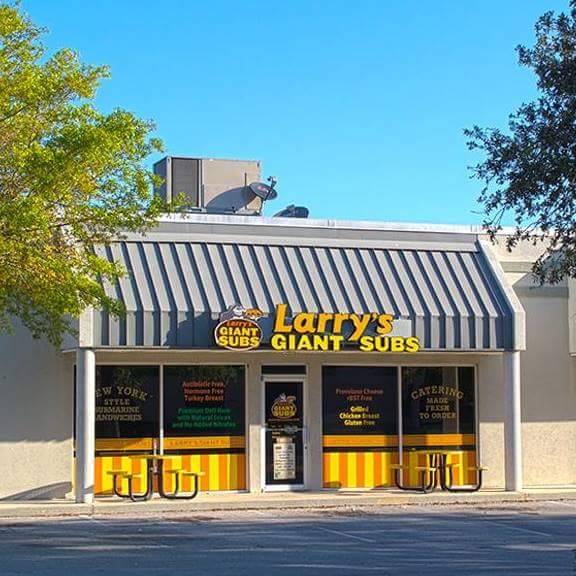 Larrys Giant Subs | meal takeaway | 3611 St Johns Bluff Rd S #101, Jacksonville, FL 32224, USA | 9046416499 OR +1 904-641-6499