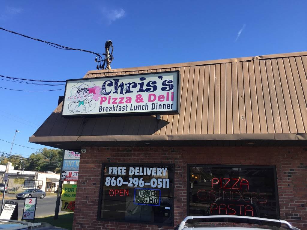 Chriss Pizza & Deli | restaurant | 85 Airport Rd, Hartford, CT 06114, USA | 8602960511 OR +1 860-296-0511