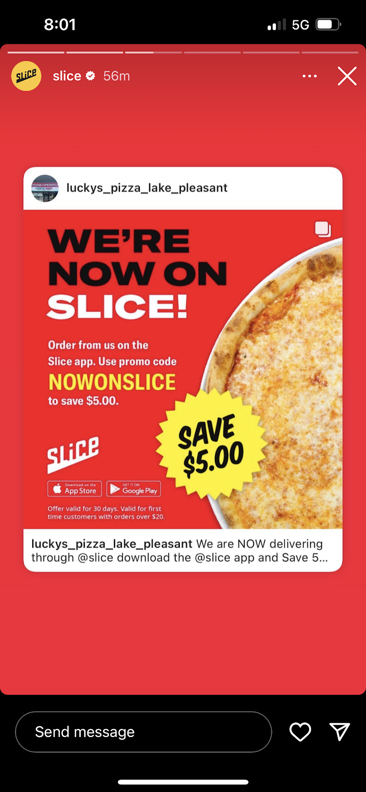 Luckys Pizza | restaurant | 20283 N Lake Pleasant Rd #110, Peoria, AZ 85382, USA | 6235666770 OR +1 623-566-6770