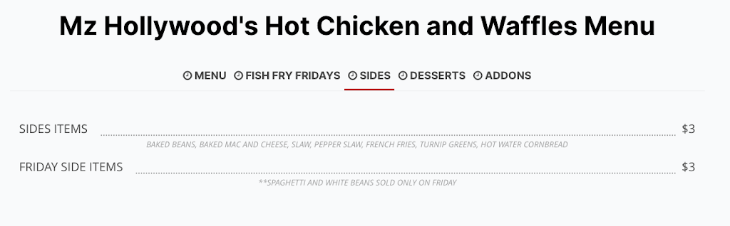 Mz Hollywoods Hot Chicken and Waffles | restaurant | 4203 Lebanon Pike, Hermitage, TN 37076, USA | 6155253275 OR +1 615-525-3275