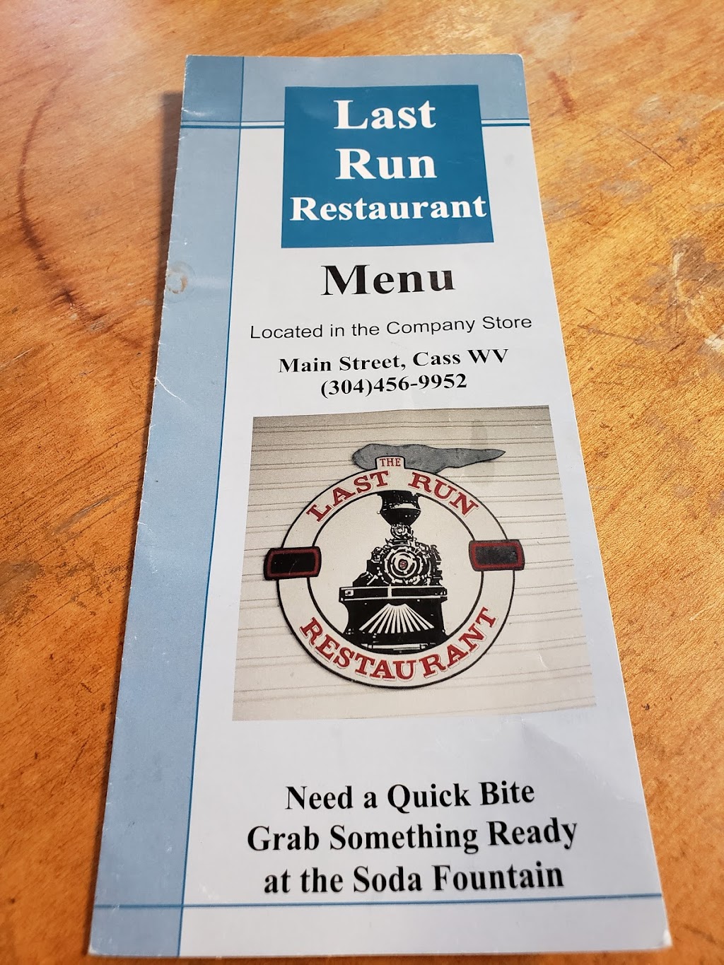 The Last Run Restaurant | restaurant | 165 Main St, Cass, WV 24927, USA | 3044569952 OR +1 304-456-9952