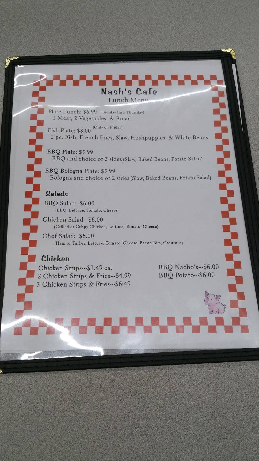 Nashs Caf | restaurant | 575 Main St, Friendship, TN 38034, USA | 7316772460 OR +1 731-677-2460