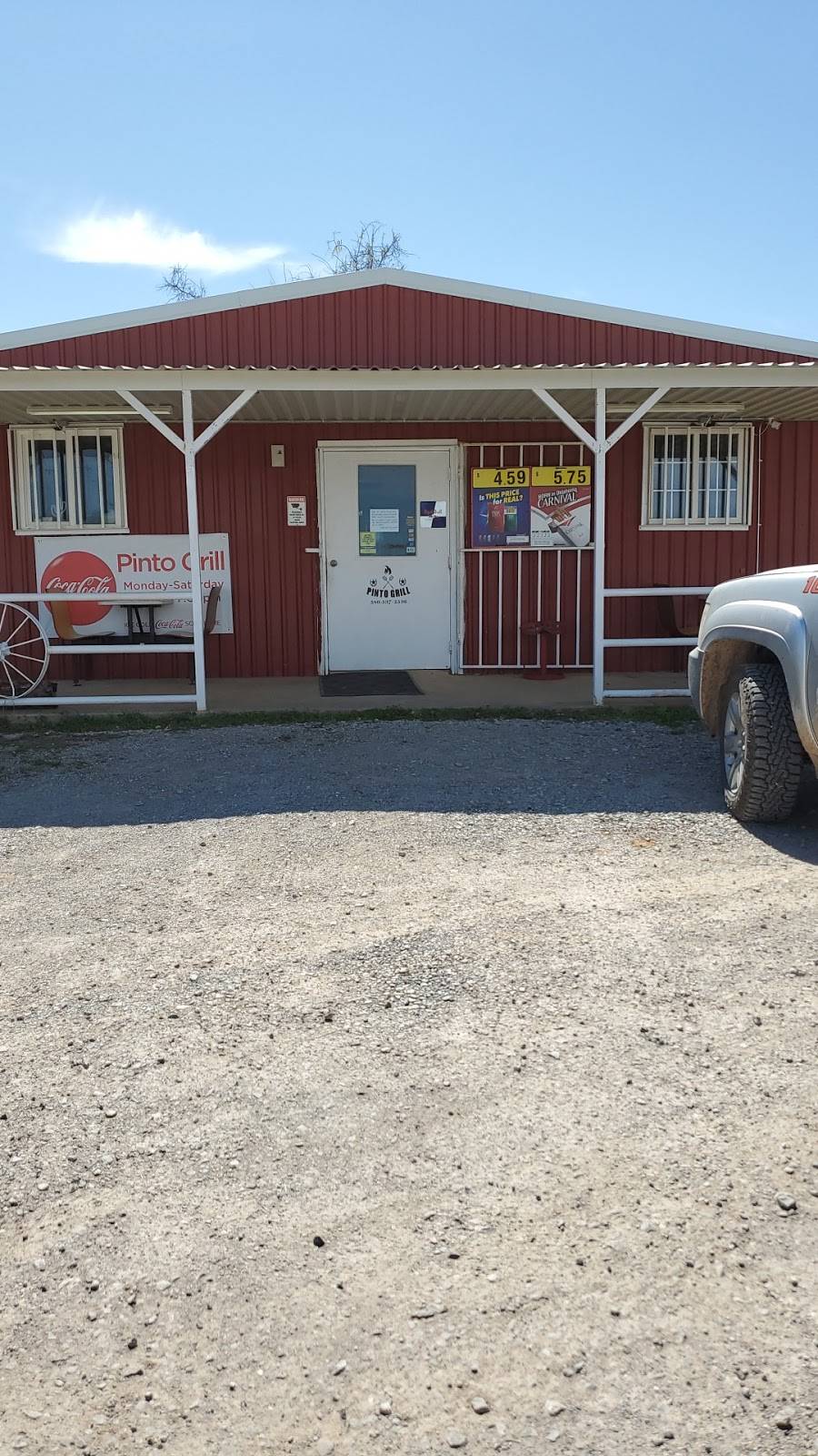 Pinto Grill | restaurant | 303023 OK-53, Loco, OK 73442, USA | 5805372536 OR +1 580-537-2536