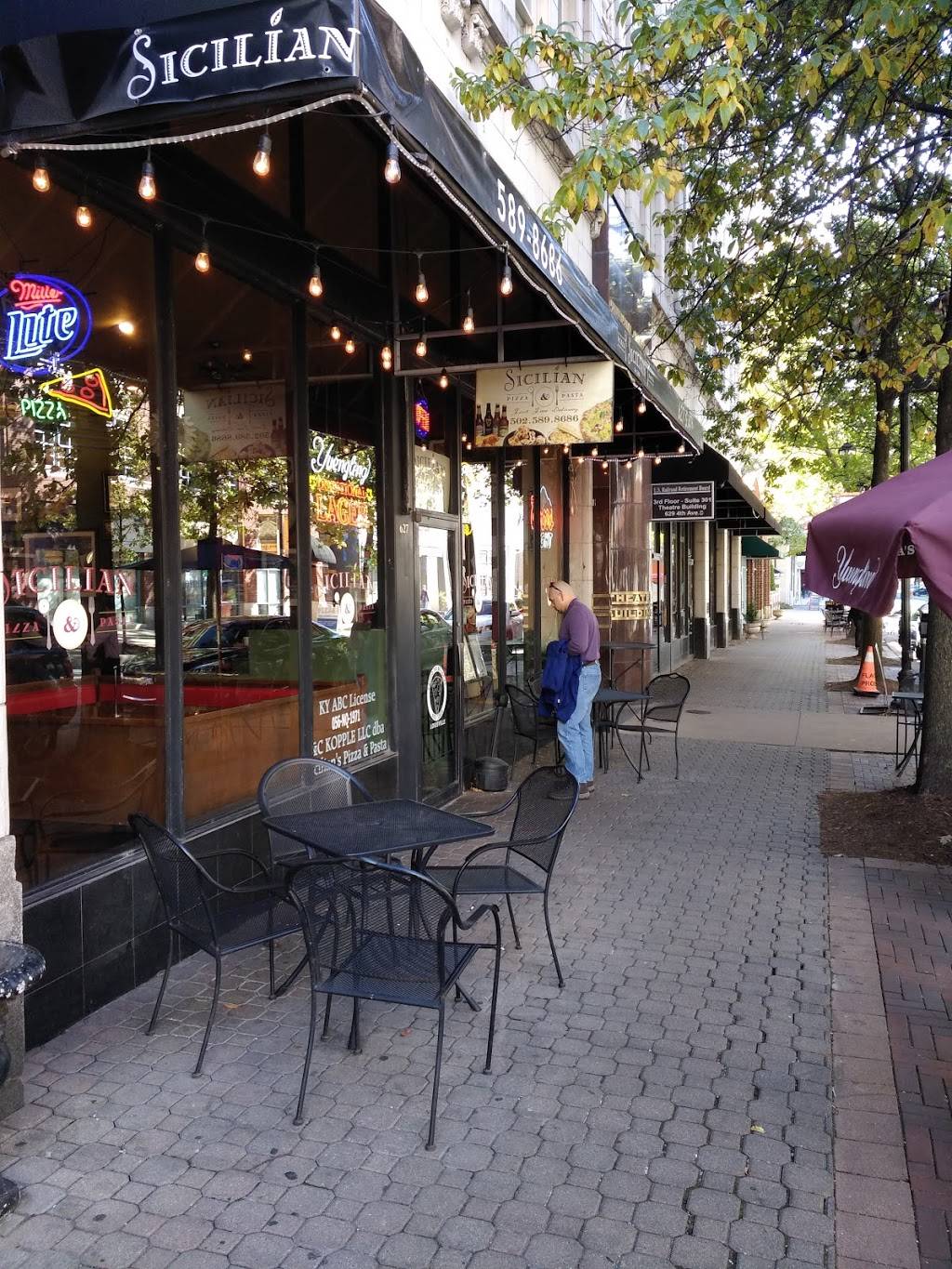 Sicilian Pizza & Pasta | restaurant | 627 S 4th St, Louisville, KY 40202, USA | 5025898686 OR +1 502-589-8686