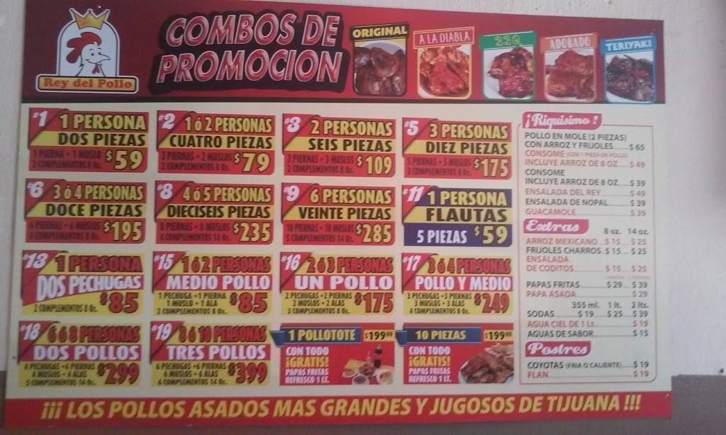 Rey del Pollo Suc. Bellas Artes | restaurant | Blvd. de las Bellas Artes 19422, Nueva Tijuana, 24435 Tijuana, B.C., Mexico | 016646472160 OR +52 664 647 2160