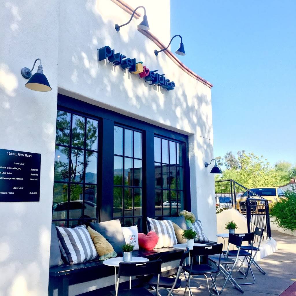 Pure Love Juice | restaurant | 1980 E River Rd, Tucson, AZ 85718, USA | 5208159116 OR +1 520-815-9116