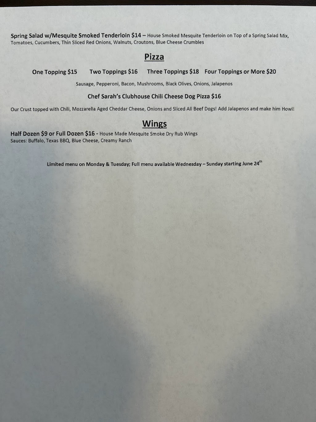 Clubhouse Bar & Grill | restaurant | 4285 S Sunny Slope Rd Ste A, New Berlin, WI 53151, USA | 2627849779 OR +1 262-784-9779