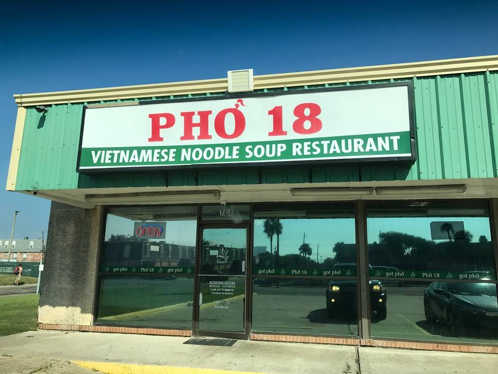 Pho 18 | restaurant | 704 Holiday Dr, Galveston, TX 77550, USA | 4097628849 OR +1 409-762-8849