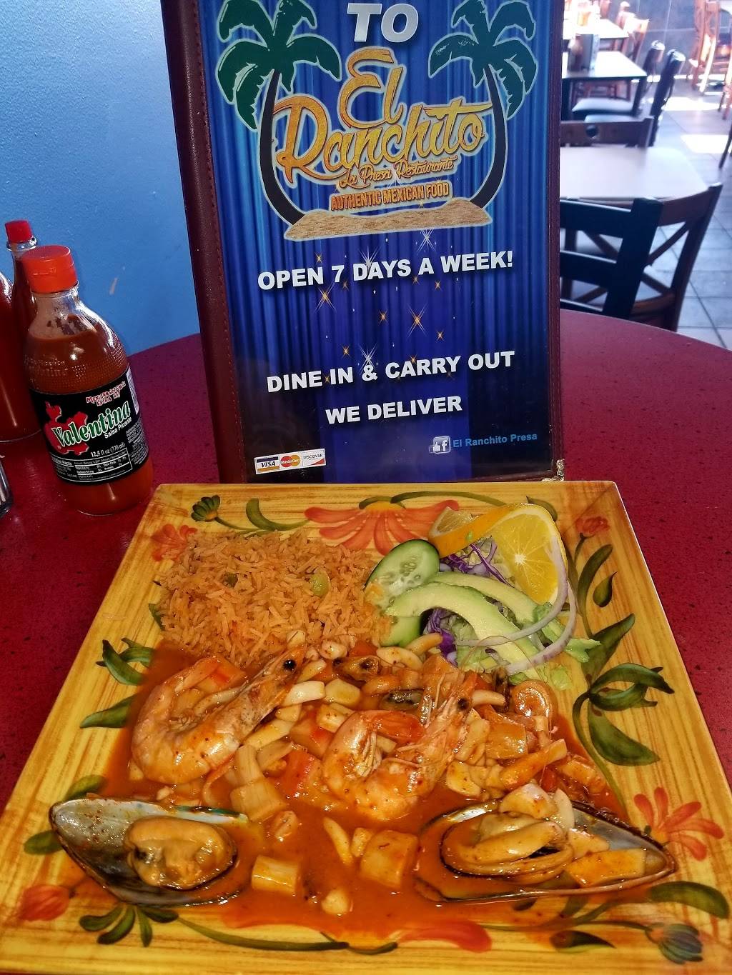 El Ranchito La Presa Taqueria Y Mariscos | restaurant | 75 N John F.Kennedy Dr, Carpentersville, IL 60110, USA | 2244848641 OR +1 224-484-8641