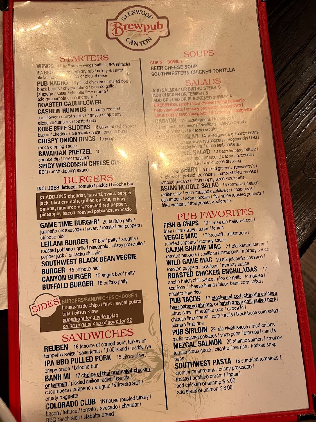 Glenwood Canyon Brewpub | restaurant | 402 7th St, Glenwood Springs, CO 81601, USA | 9709451276 OR +1 970-945-1276