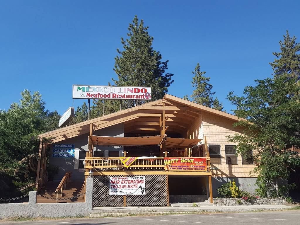 Mexico Lindo & Seafood Restaurant | restaurant | 1253 Evergreen Rd, Wrightwood, CA 92397, USA | 7602494100 OR +1 760-249-4100