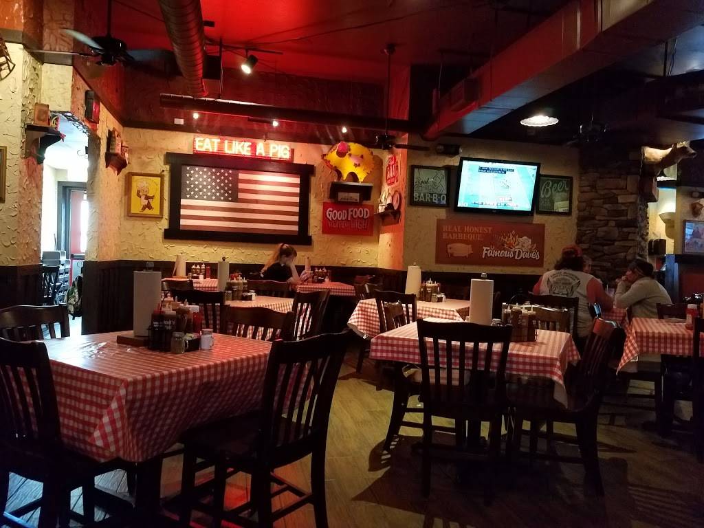 Famous Daves Bar-B-Que | restaurant | 1003 W Patrick St, Frederick, MD 21703, USA | 3016826100 OR +1 301-682-6100