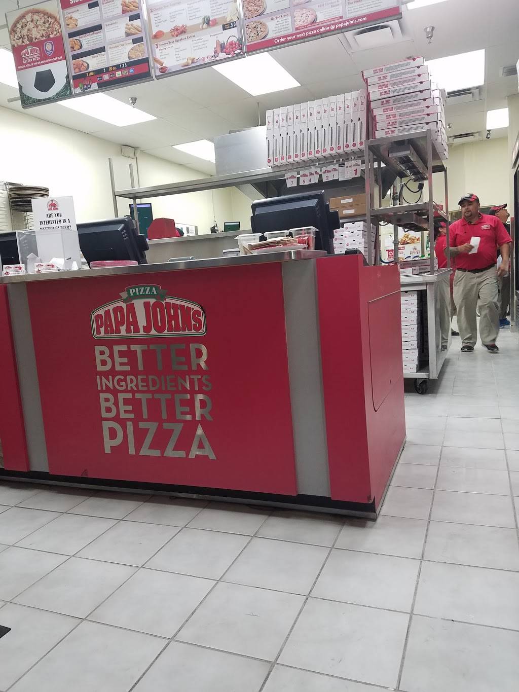 Papa Johns Pizza | restaurant | 2609 Simpson Rd, Kissimmee, FL 34744, USA | 4073487272 OR +1 407-348-7272