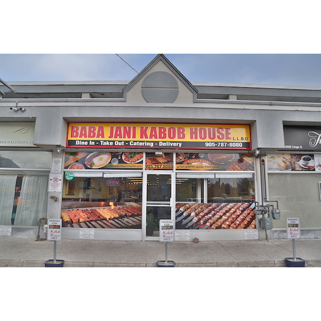 Baba Jani Kabob House | restaurant | 10255 Yonge St, Richmond Hill, ON L4C 3B2, Canada | 9057878080 OR +1 905-787-8080