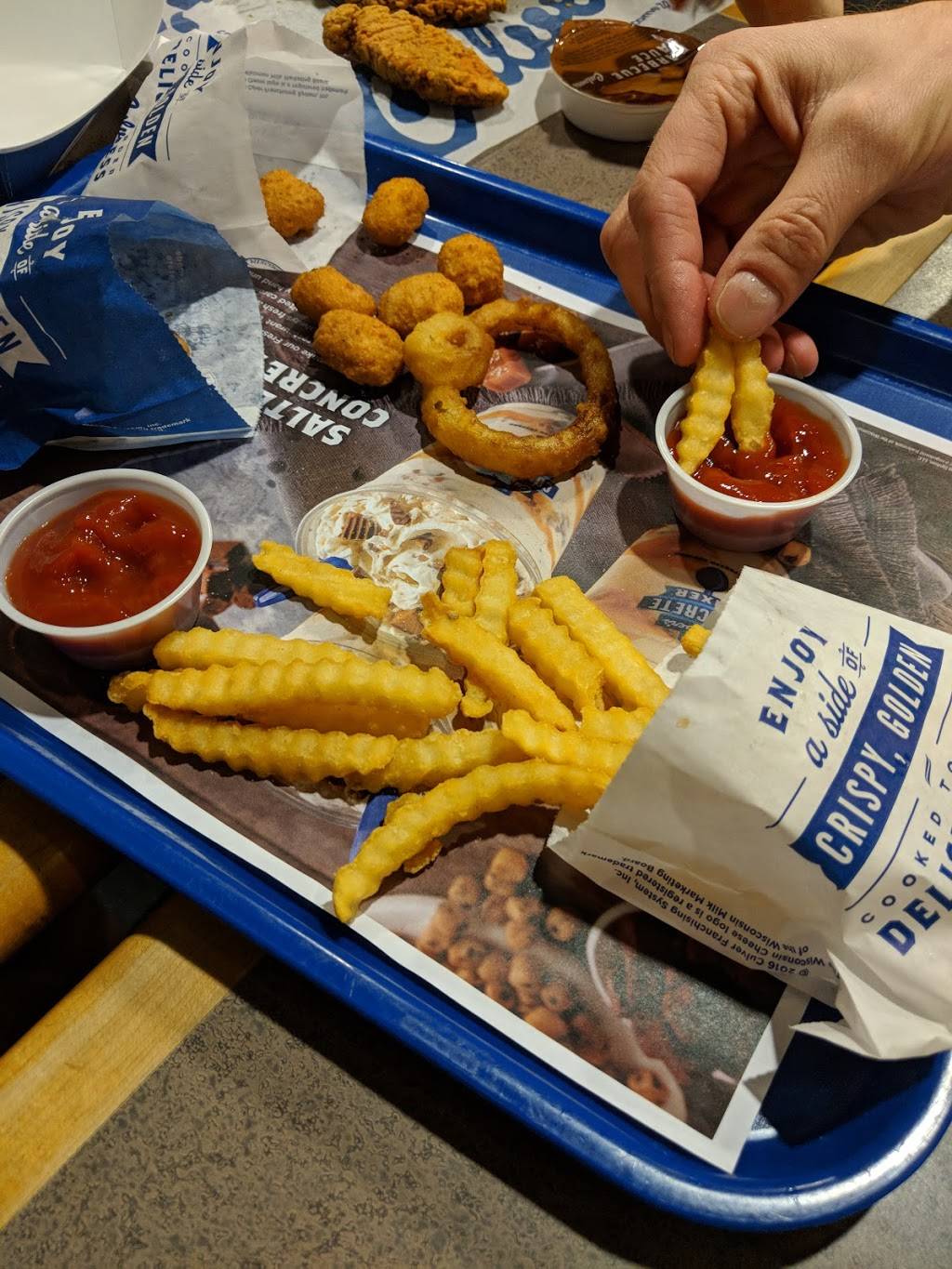 Culvers | restaurant | 5910 Jackson Rd, Ann Arbor, MI 48103, USA | 7347411111 OR +1 734-741-1111