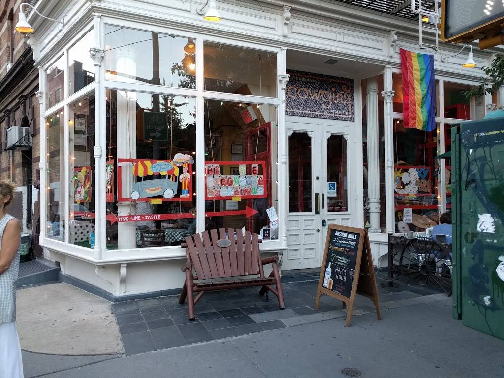 Cowgirl | restaurant | 519 Hudson St, New York, NY 10014, USA | 2126331133 OR +1 212-633-1133