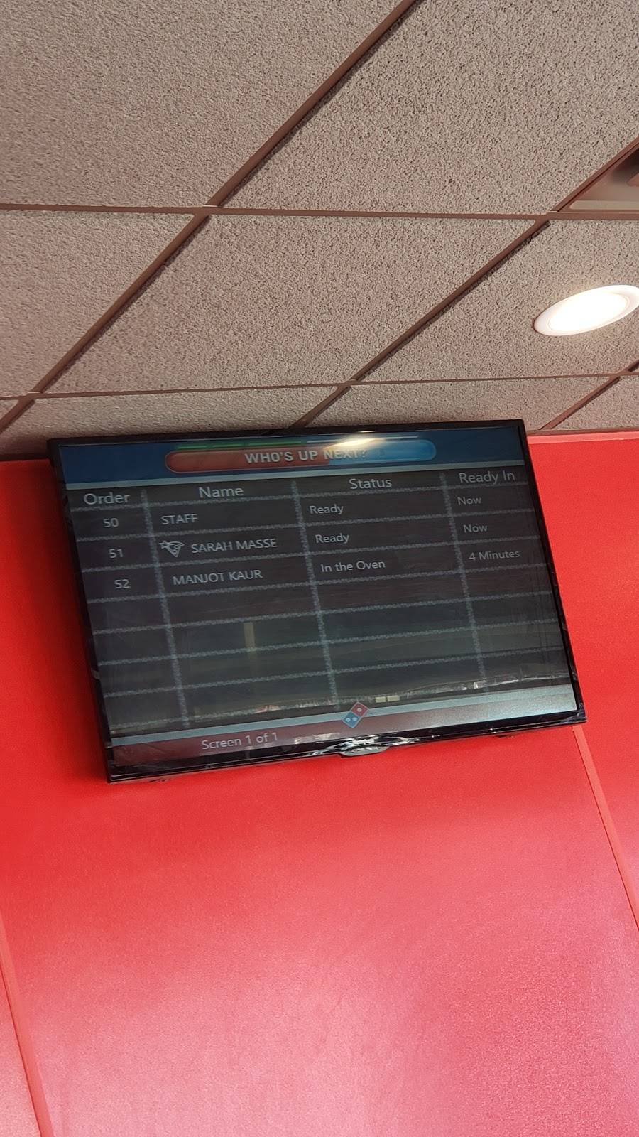 Dominos | restaurant | 2395 Trafalgar Rd, Oakville, ON L6H 6K7, Canada | 9052572900 OR +1 905-257-2900