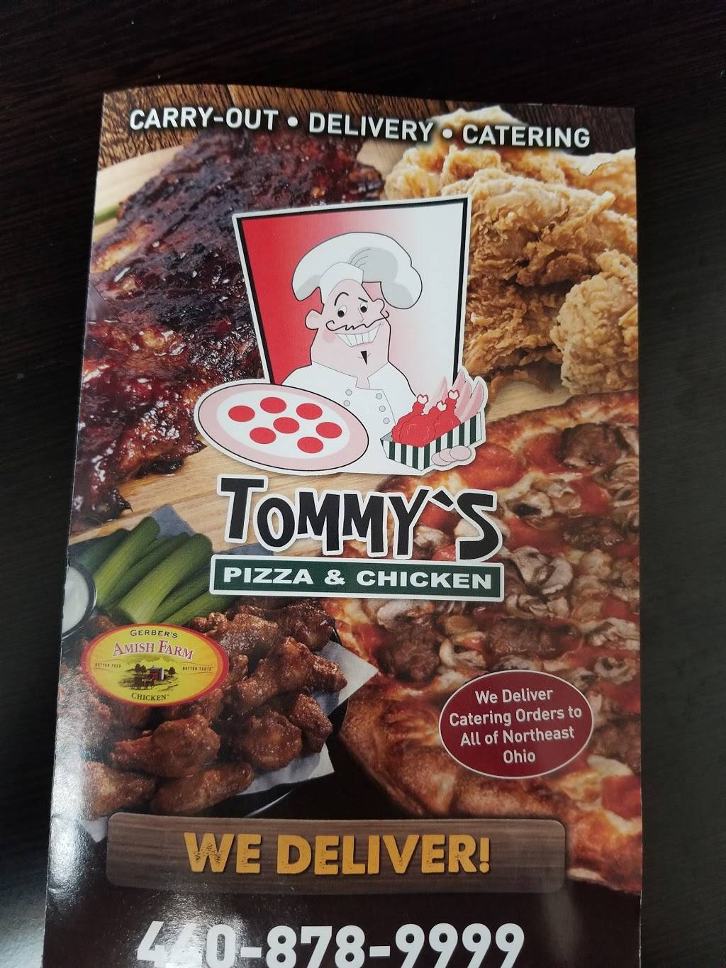 Tommys Pizza & Chicken | restaurant | 17664 Pearl Rd, Strongsville, OH 44136, USA | 4408789999 OR +1 440-878-9999