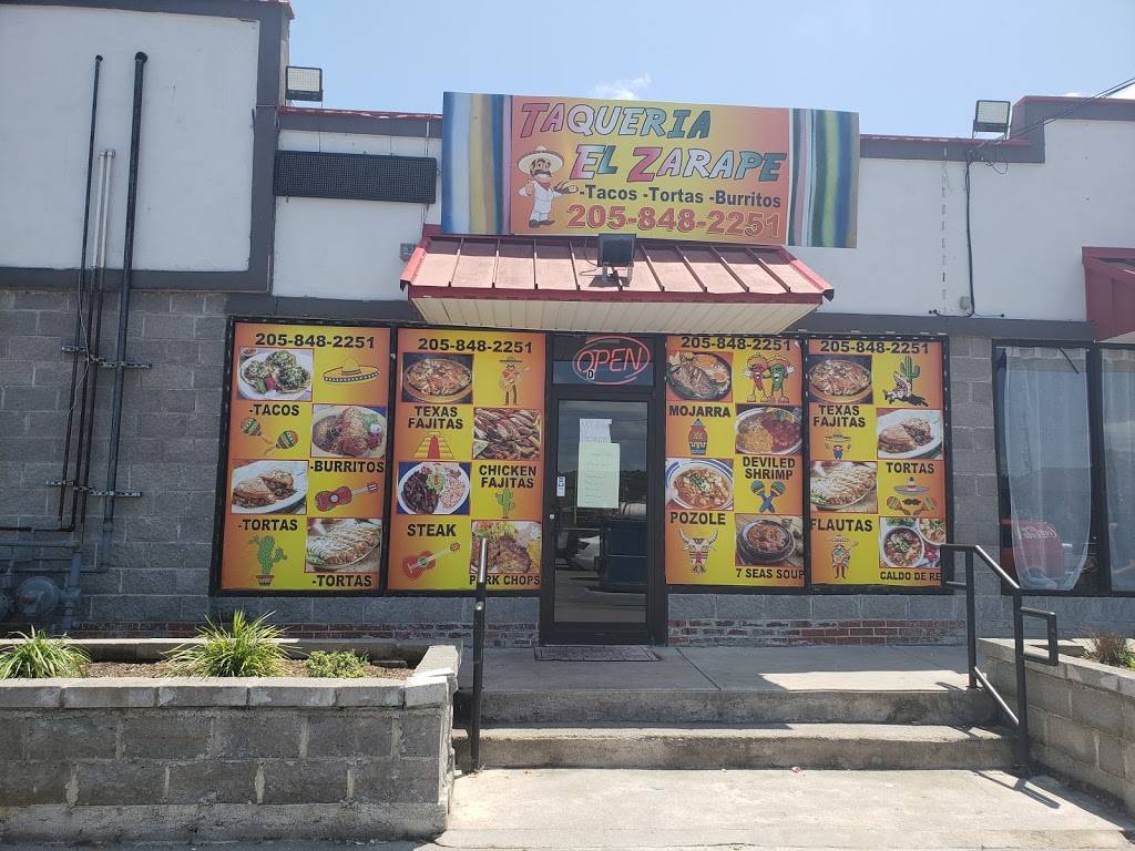 TAQUERIA EL ZARAPE | restaurant | 1625 Pinson Valley Pkwy, Birmingham, AL 35217, USA | 2058482251 OR +1 205-848-2251