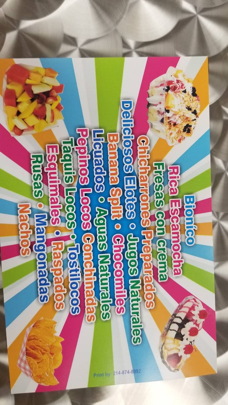 La Fuente Paleteria | restaurant | 2445 S Buckner Blvd, Dallas, TX 75227, USA | 9725980894 OR +1 972-598-0894