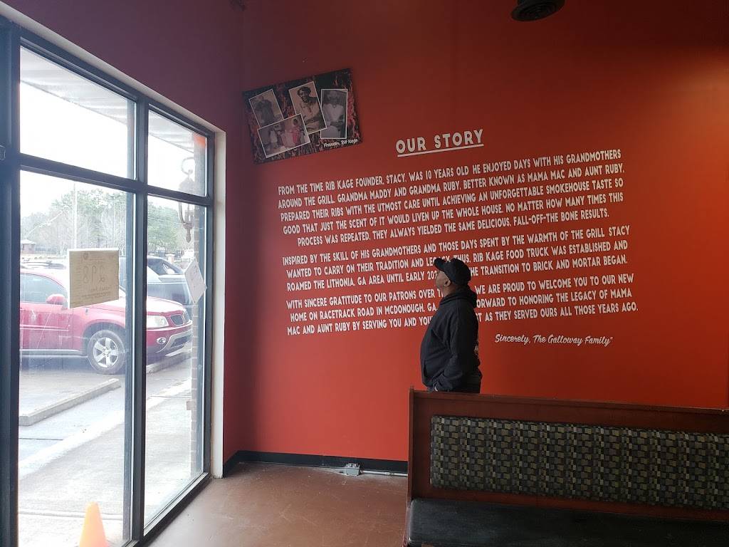 The Rib Kage | restaurant | 298 Racetrack Rd Suite 201, McDonough, GA 30253, USA | 6782728954 OR +1 678-272-8954