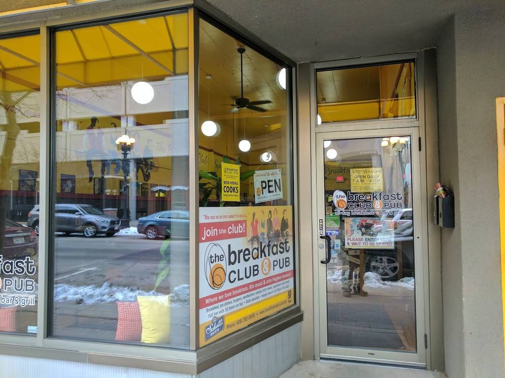 The Breakfast Club & Pub | restaurant | 214 Main St, La Crosse, WI 54601, USA | 6087820050 OR +1 608-782-0050