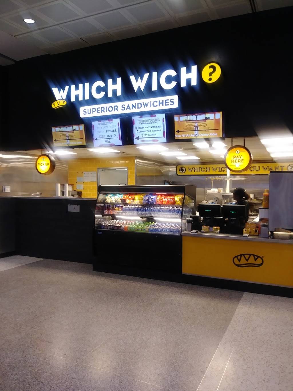 Which Wich | restaurant | 2800 N Terminal Rd, Houston, TX 77032, USA | 2812337678 OR +1 281-233-7678