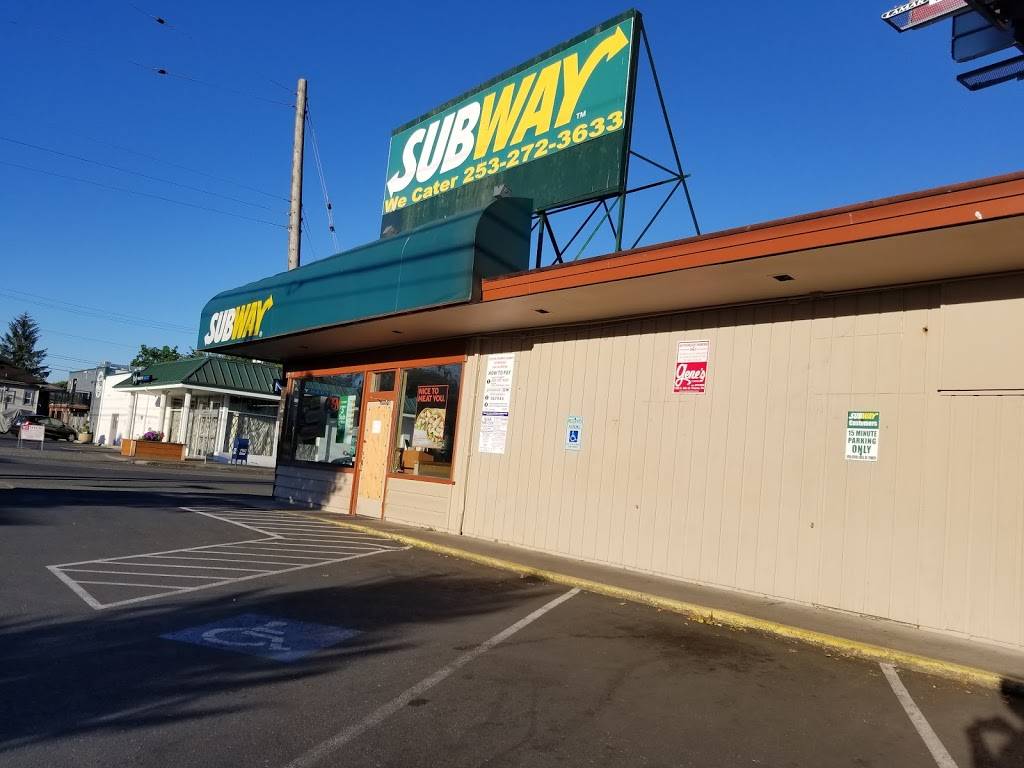 Subway | meal takeaway | 3001 6th Ave, Tacoma, WA 98406, USA | 2532723633 OR +1 253-272-3633