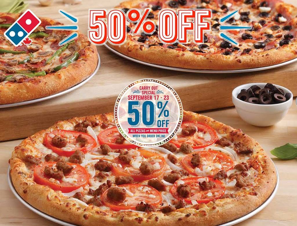 Dominos Pizza | meal delivery | 257 Dundas St E, Trenton, ON K8V 1M1, Canada | 6133945888 OR +1 613-394-5888