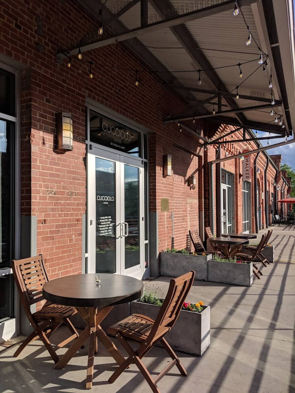 Cucciolo Osteria Durham | restaurant | 601 W Main St suite c, Durham, NC 27701, USA | 9842438744 OR +1 984-243-8744