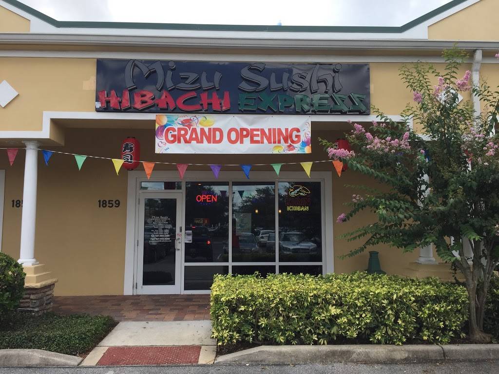 Mizu Sushi & Hibachi Express | restaurant | 1859 Lakewood Ranch Blvd, Bradenton, FL 34211, USA | 9419002288 OR +1 941-900-2288