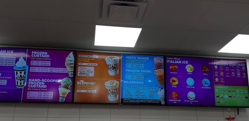 Ritas Italian Ice & Frozen Custard | restaurant | 18451 NW 67th Ave Vista Shopping Center, Hialeah, FL 33015, USA | 3056023073 OR +1 305-602-3073