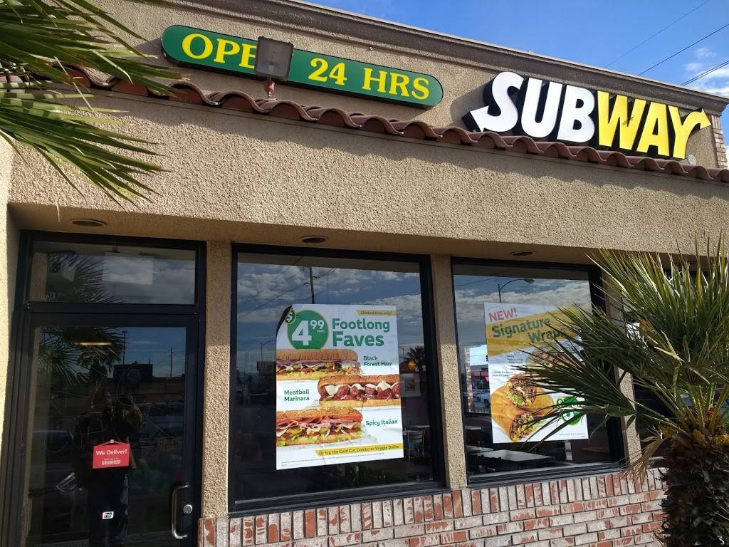 Subway | restaurant | 1961 N Nellis Blvd, Las Vegas, NV 89115, USA | 7024530548 OR +1 702-453-0548