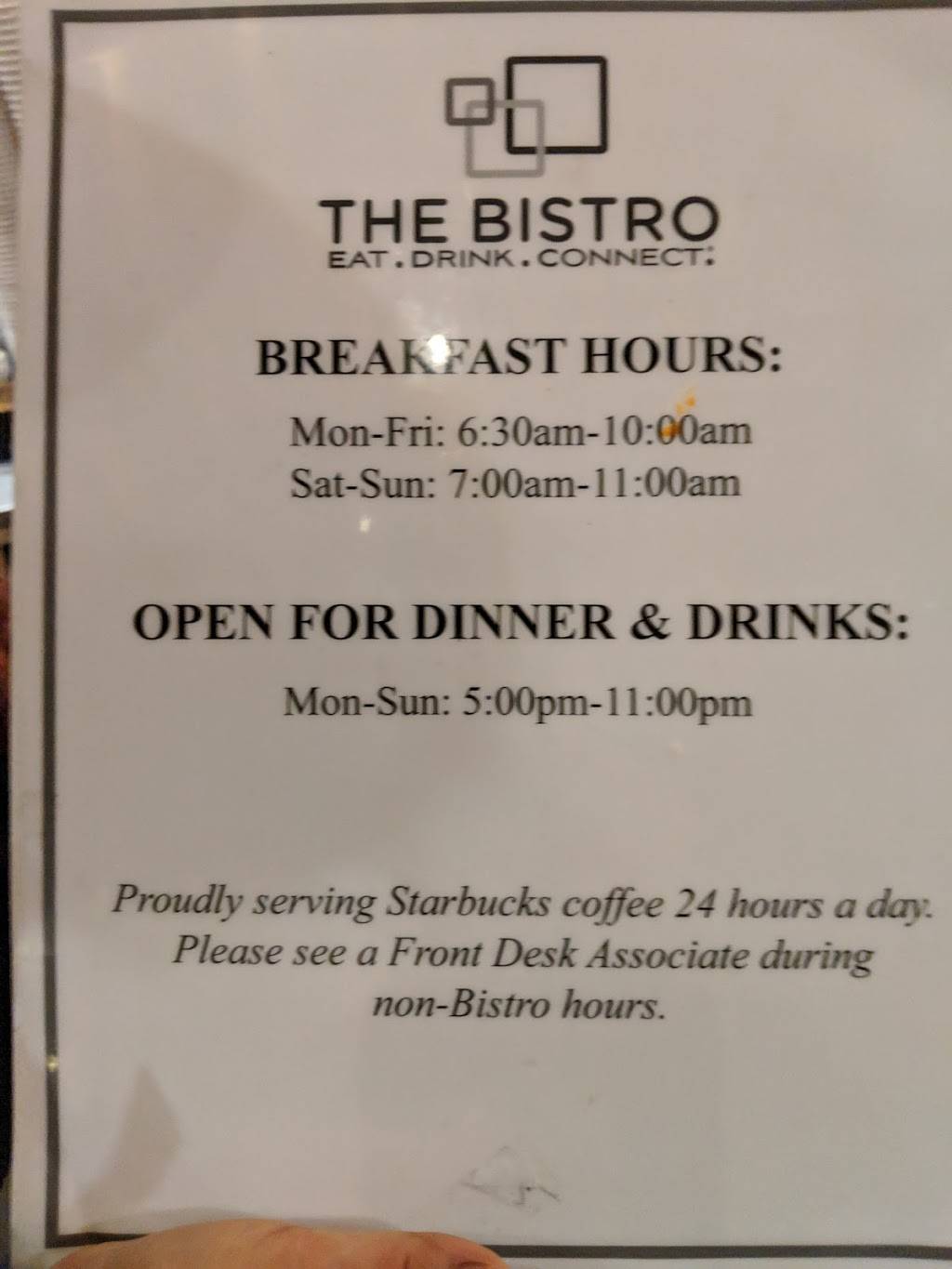 The Bistro – Eat. Drink. Connect.® | restaurant | 601 W Washington St, Indianapolis, IN 46204, USA | 3178229029 OR +1 317-822-9029
