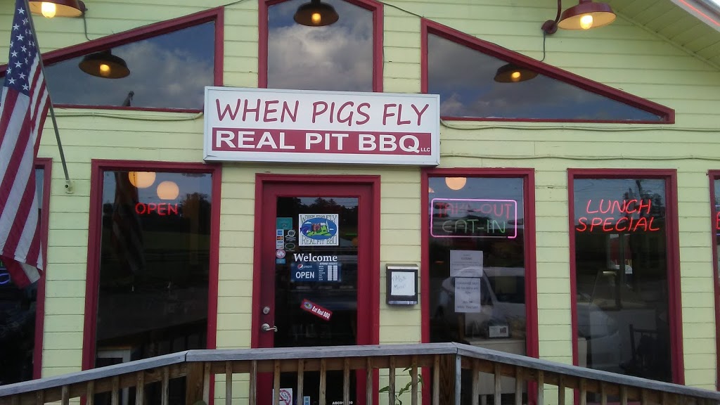 When Pigs Fly Barbeque and Catering | restaurant | 103 Seneca Trail, Lewisburg, WV 24901, USA | 3042498124 OR +1 304-249-8124