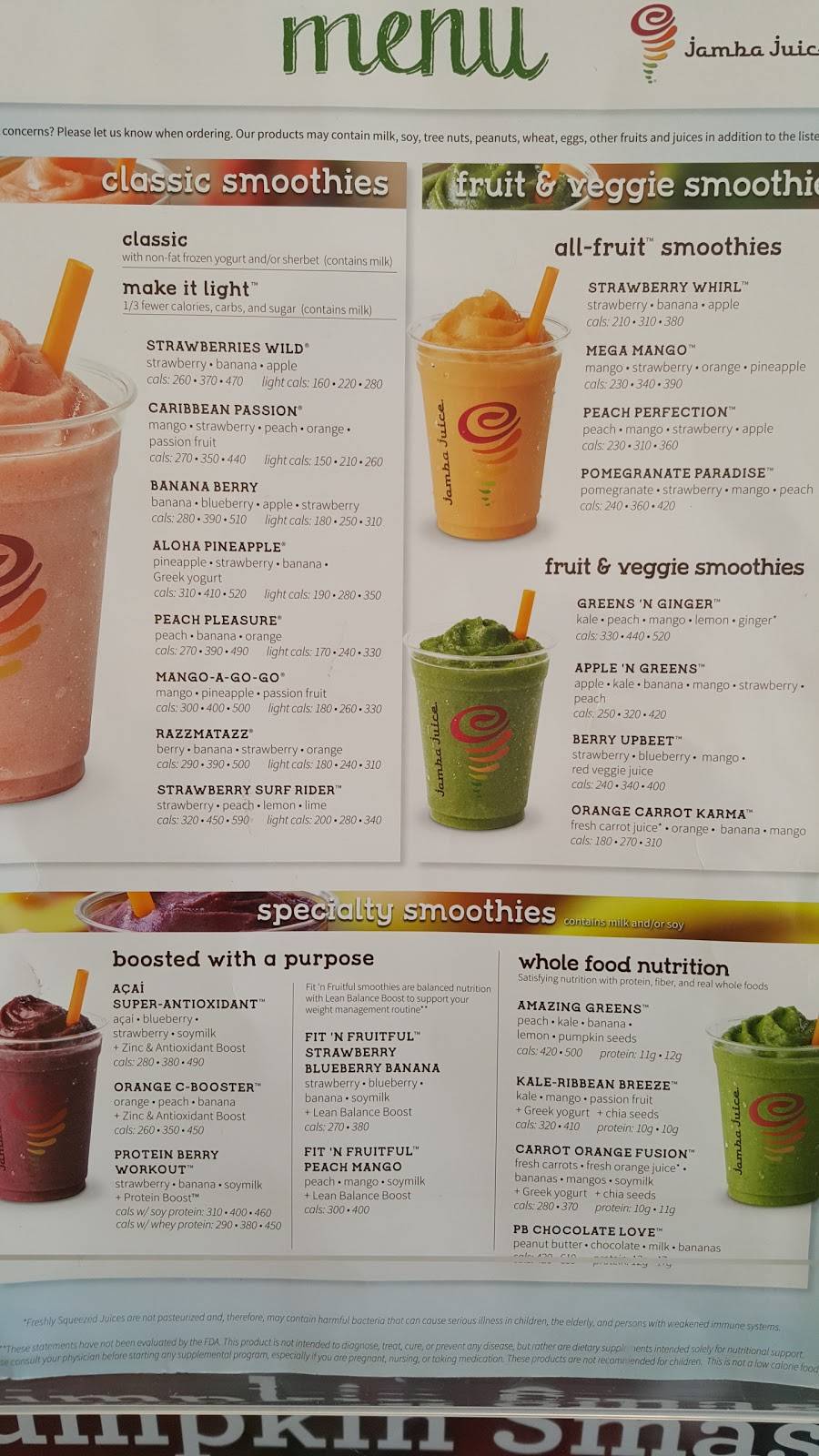 Jamba Juice San Bruno | restaurant | 851 Cherry Ave #5, San Bruno, CA 94066, USA | 6509528963 OR +1 650-952-8963