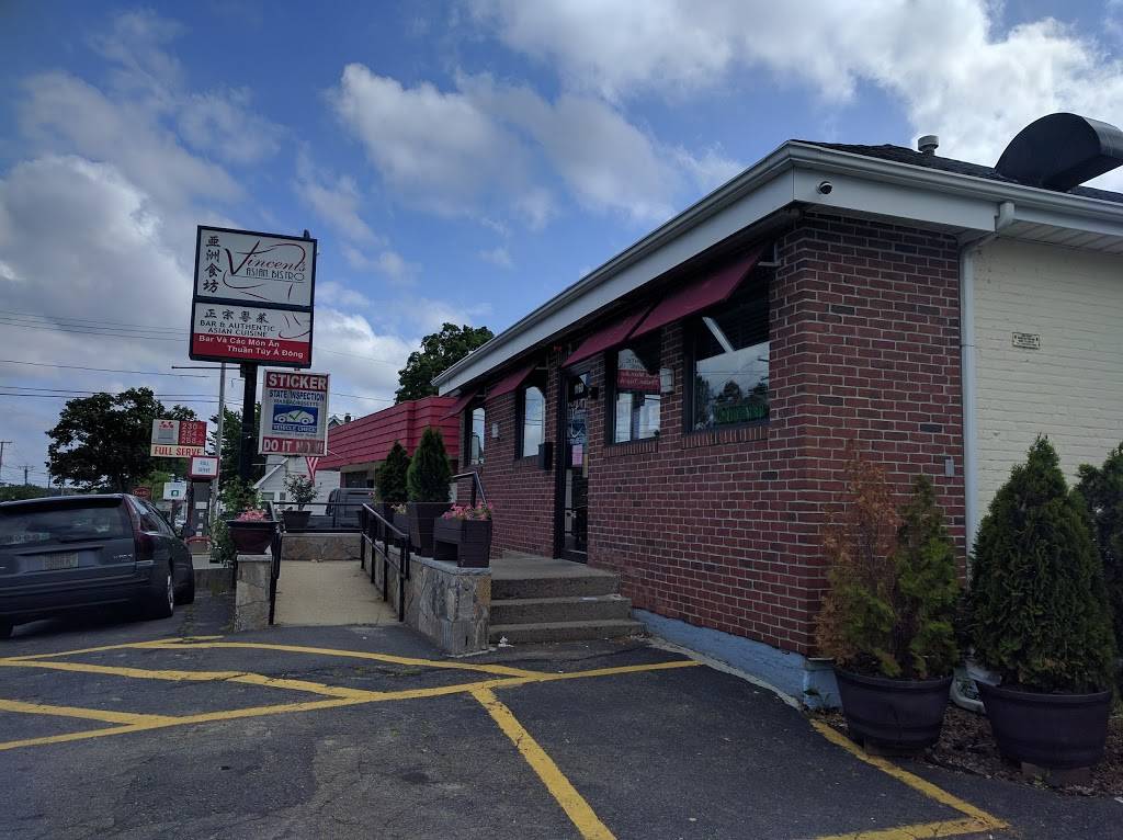 Vincents Asian Bistro Bar | restaurant | 1160 N Main St, Randolph, MA 02368, USA | 7818850365 OR +1 781-885-0365