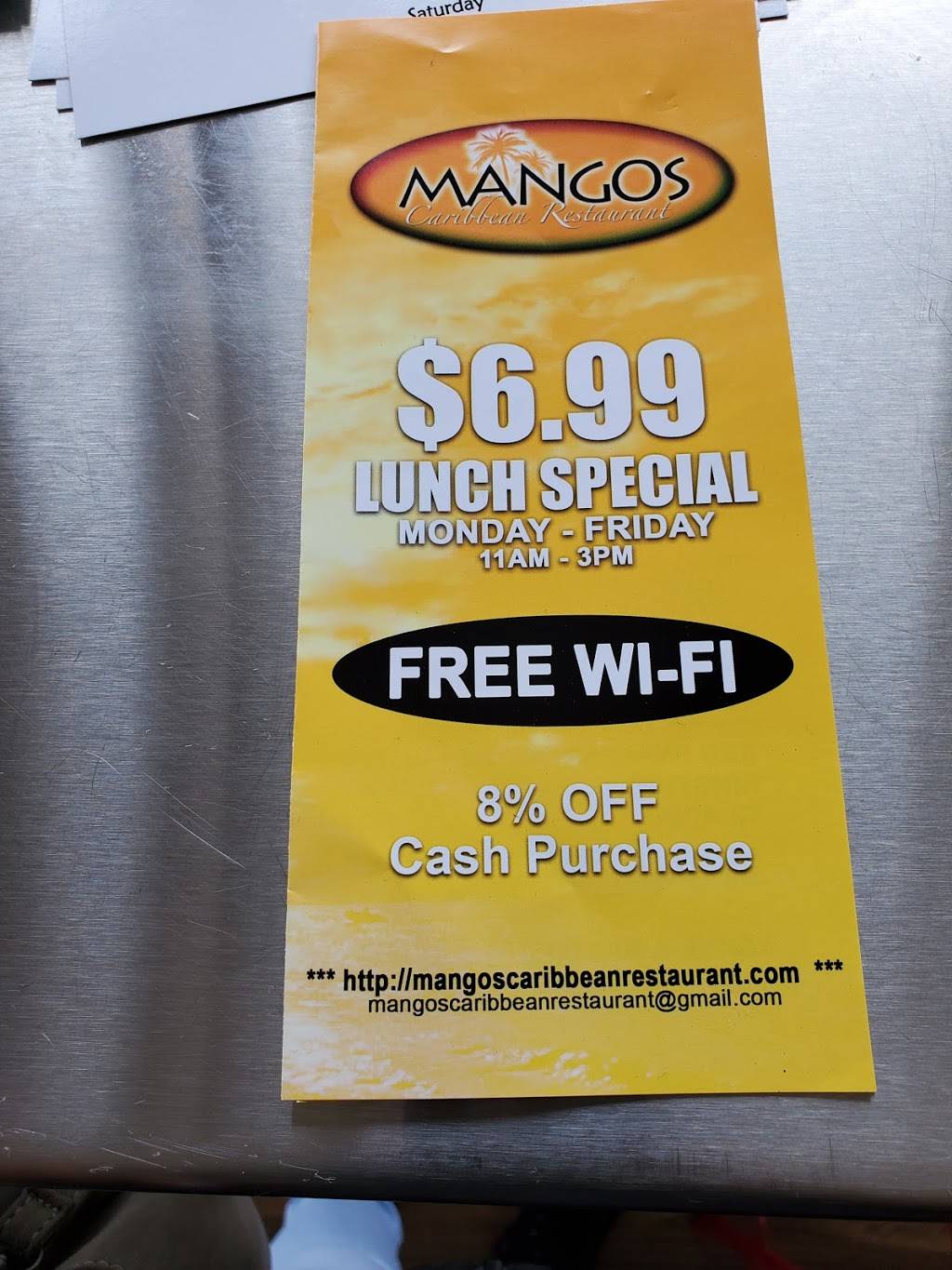 Mangos Caribbean Restaurant | restaurant | 806 Ralph David Abernathy Blvd SW, Atlanta, GA 30310, USA | 4045002851 OR +1 404-500-2851