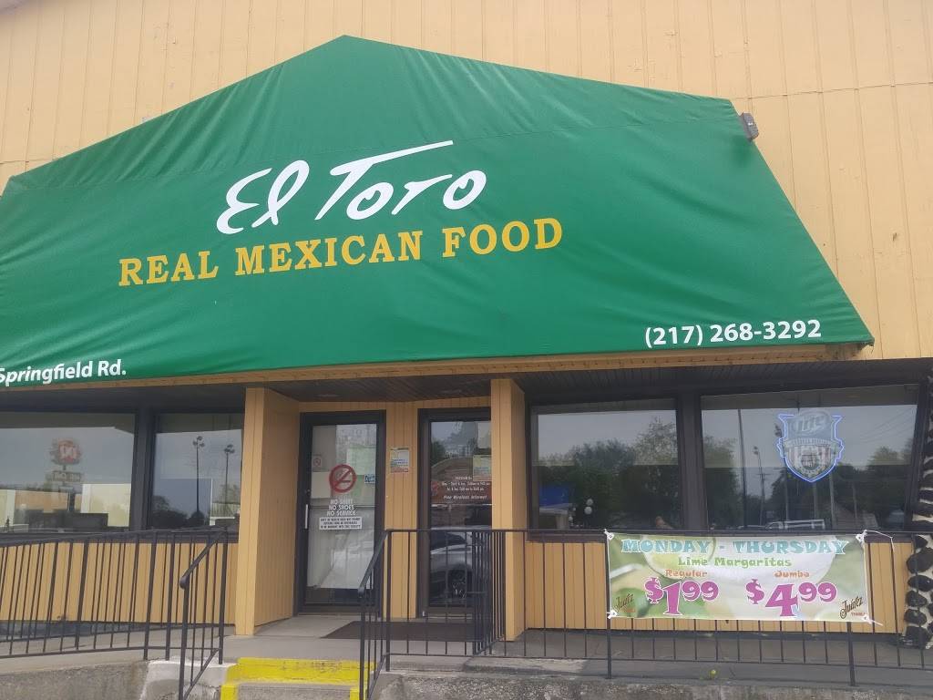 El Toro Mexican Restaurant | restaurant | 602 E Springfield Rd, Arcola, IL 61910, USA | 2172683292 OR +1 217-268-3292