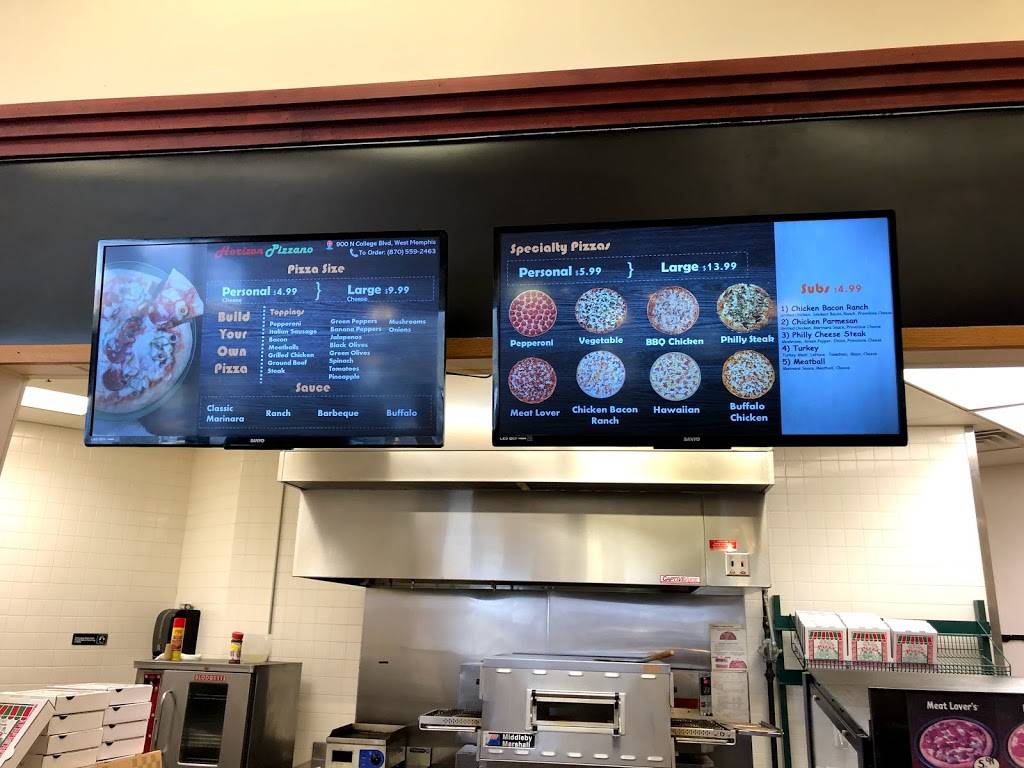 Horizon Pizzano | restaurant | 900 N Airport Rd, West Memphis, AR 72301, USA | 8705592463 OR +1 870-559-2463