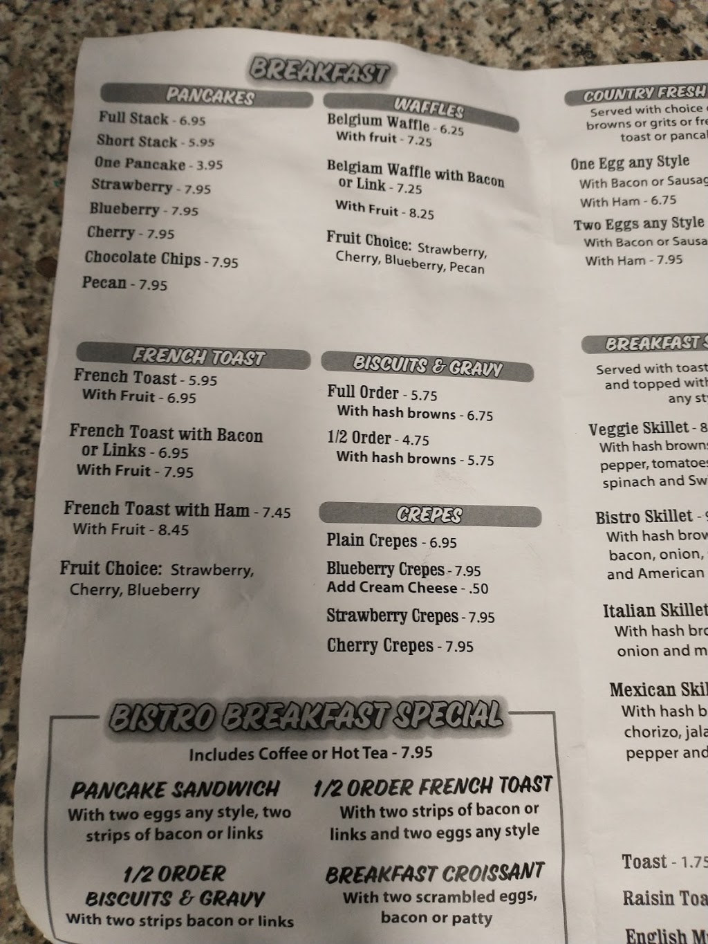 Winfield Bistro | restaurant | 8251 E 109th Ave, Crown Point, IN 46307, USA | 2193332107 OR +1 219-333-2107