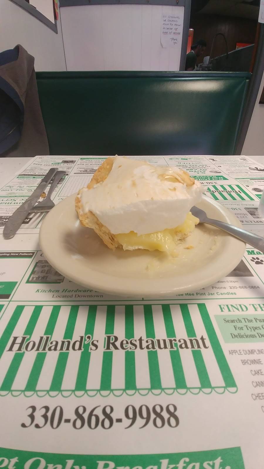Hollands Restaurant | restaurant | 204 N Market St, Minerva, OH 44657, USA | 3308689988 OR +1 330-868-9988